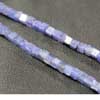 Natural Tanzanite Smooth Box Beads Strand Length 14 Inches and Size 4mm approx. Tanzanite is an extraordinary gemstone. It occurs in only one place worldwide. Its blue, surrounded by a fine hint of purple, is a wonderful colour. Tanzanite is trichroic and exhibits pronounced pleochroism. The colors respective to the three vibrational directions are sapphire-blue, sage green, and purple. 